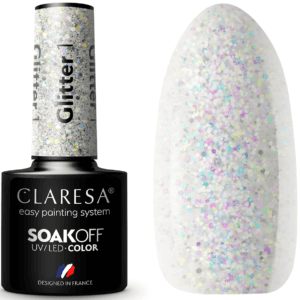 Claresa Lakier Hybrydowy Glitter 1 5ml