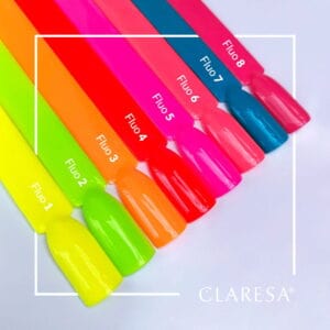 Claresa Lakier Hybrydowy Fluo 7 5ml - obrazek 3