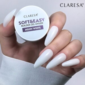 Claresa Soft&Easy Builder Gel Żel Budujący Milky White 90g - obrazek 2