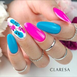 Claresa Lakier Hybrydowy Fluo 7 5ml - obrazek 2