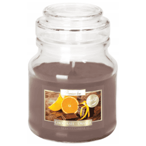 Aura Bispol Mała Świeca Czekolada-Pomarańcza