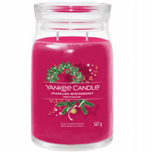 Yankee Candle Sparkling Winterberry - Świeca Duża
