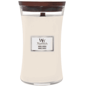 WoodWick Vanilla Musk - Świeca Duża