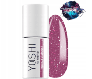 Yoshi Lakier Hybrydowy 524 Fuchsia Stardust