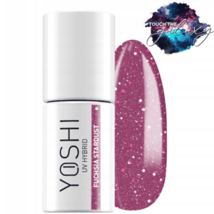 Yoshi Lakier Hybrydowy 524 Fuchsia Stardust