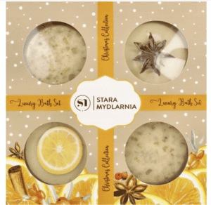 Stara Mydlarnia Clementine & Cinnamon Zestaw 4 Babeczek do Kąpieli