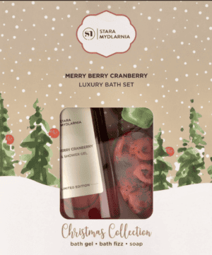 Stara Mydlarnia Merry Berry Cranberry Żel + Kula + Mydełko