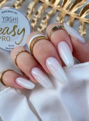 Yoshi Żel Easy PRO Gel UV LED Milky White 50ml - obrazek 3