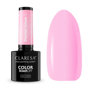 Claresa Pastel Glam 3 Lakier Hybrydowy 5ml