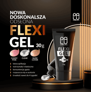 Palu Budujący Akrylożel Flexi do Paznokci Clear 30g - obrazek 2