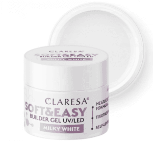 Claresa Soft&Easy Żel Budujący Milky White 45g
