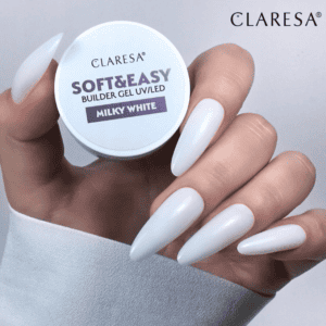 Claresa Soft&Easy Żel Budujący Milky White 45g - obrazek 2