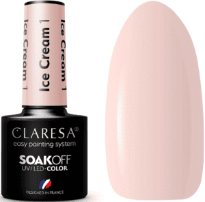 Claresa Ice Cream 1 Lakier Hybrydowy 5ml