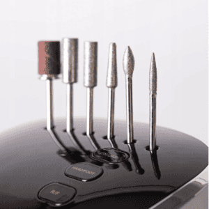 Molly Nils Frezarka do Manicure i Pedicure 68W + Zestaw Frezów M12 Biała - obrazek 4