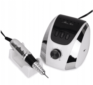 Molly Nils Frezarka do Manicure i Pedicure 68W + Zestaw Frezów M13 Srebrna - obrazek 2