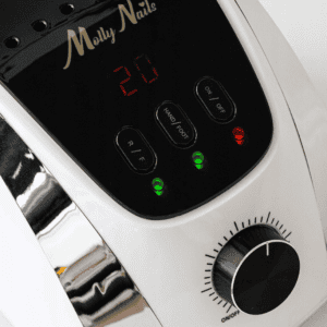 Molly Nils Frezarka do Manicure i Pedicure 68W + Zestaw Frezów M13 Srebrna - obrazek 3