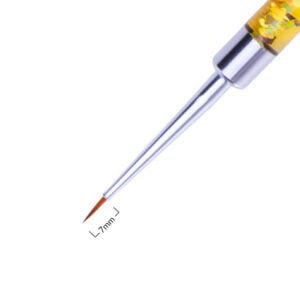 MollyLac Pędzelek do Zdobień Pro Liner Rainbow 7mm - obrazek 2