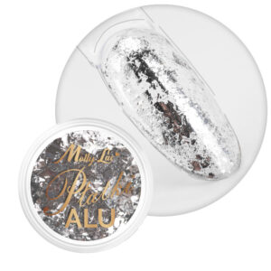 MollyLac Płatki Alu nr1 Ozdoba do Paznokci