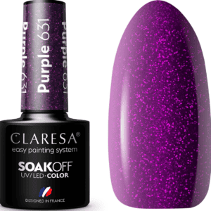 Claresa Purple Lakier Hybrydowy 631 5ml