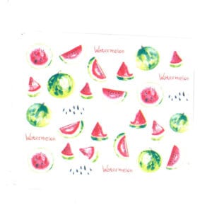 Naklejki Wodne do Paznokci Owoce BN-837 - obrazek 2