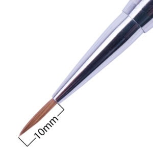 MollyLac Pędzelek do Zdobień Naturalne Włosie 10mm - obrazek 2