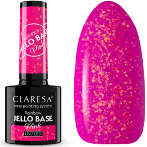Claresa Rainbow Jello Baza Pink Baza Hybrydowa