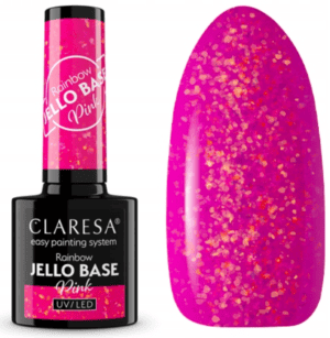 Claresa Rainbow Jello Baza Pink Baza Hybrydowa