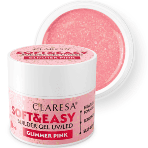 Claresa Soft&Easy Zel Budujący Glimmer Pink 12g