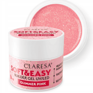 Claresa Soft&Easy Żel Budujący Glimmer Pink 45g