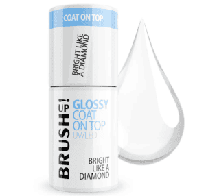 BrushUp! Top  Bright Like A Diamond Nabłyszczający Top Hybrydowy 5g