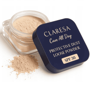 Claresa Sypki Puder z Filtrem SPF 30 – Satynowe Wykończenie i Ochrona