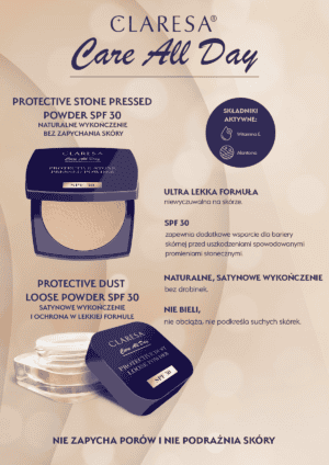 Claresa Sypki Puder z Filtrem SPF 30 – Satynowe Wykończenie i Ochrona - obrazek 3