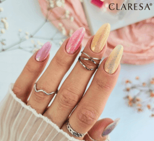 Claresa Unicorn Glow 4 Lakier Hybrydowy 5ml – Półtransparentny Róż Holo - obrazek 3