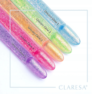Claresa Unicorn Glow 4 Lakier Hybrydowy 5ml – Półtransparentny Róż Holo - obrazek 2